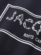 Jacquemus - Logo-Print Embroidered Cotton-Jersey T-Shirt - Blue