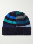 Paul Smith - Glassette Striped Brushed-Wool Beanie