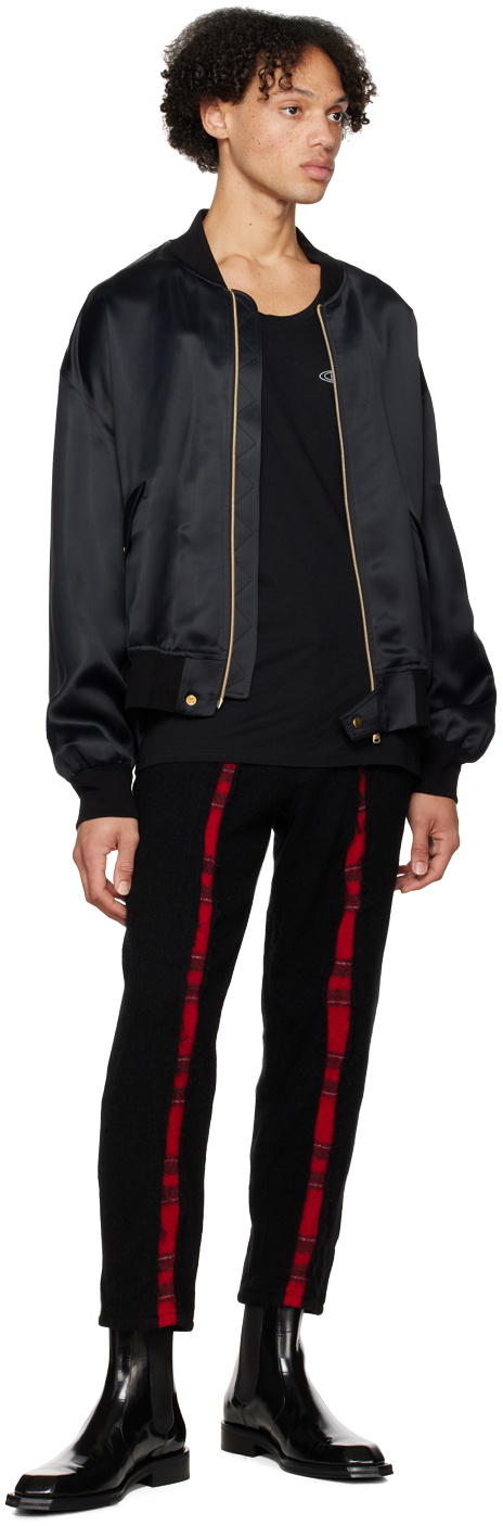 Vivienne Westwood Black Bernardo Bomber Jacket Vivienne Westwood