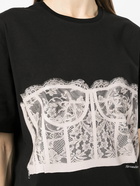 ALEXANDER MCQUEEN - Lace Corset T-shirt