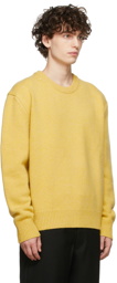 System Yellow Wool Knit Crewneck