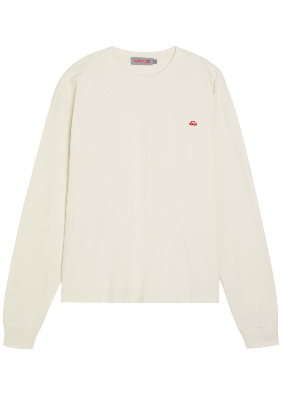 Spence Logo-embroidered Piqué Cotton Racquet T-shirt Off White