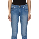 Amo Blue Stix Crop Jeans