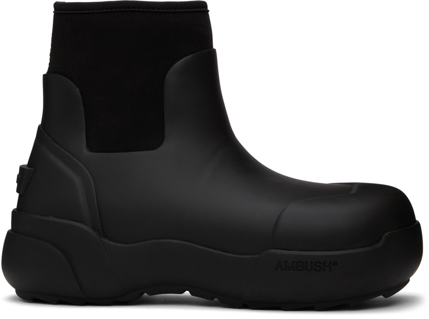 AMBUSH Black Chunky Chelsea Boots Ambush