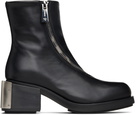 GmbH Black Ergonomic Riding Ankle Boots