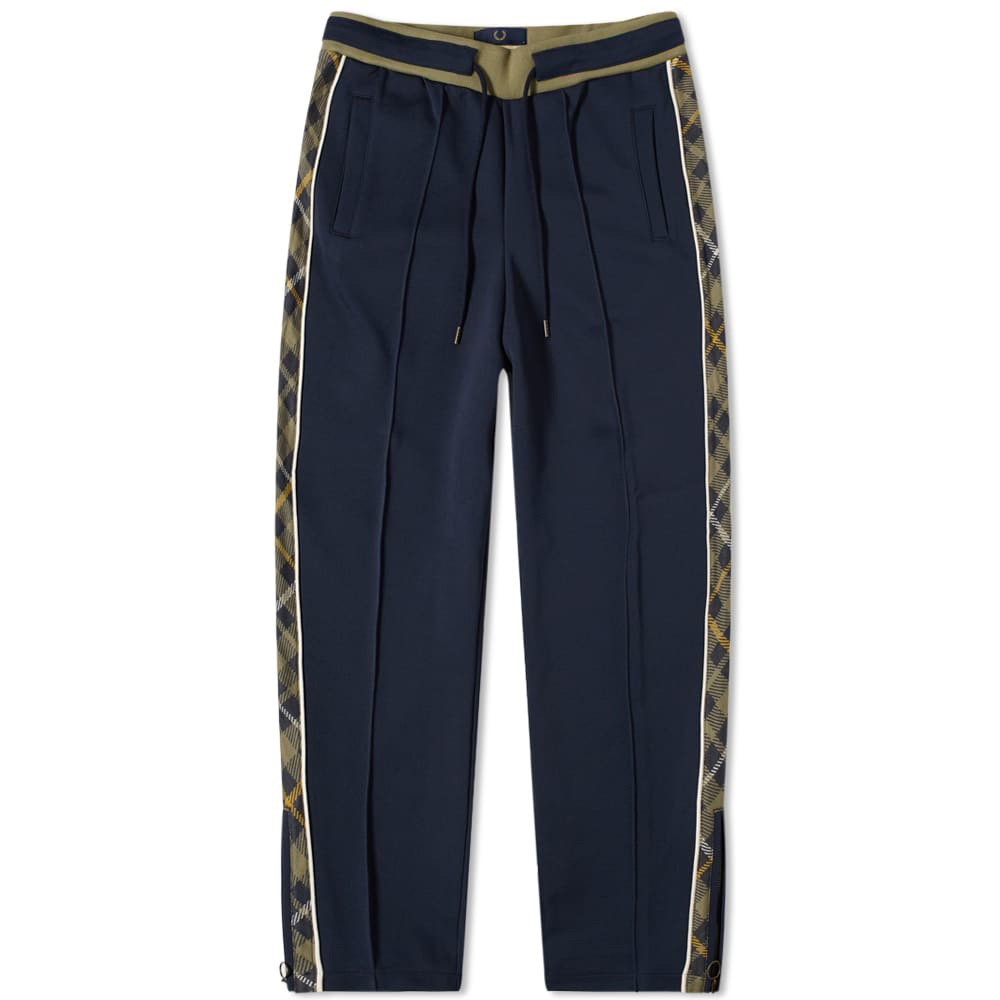 Fred Perry x Nicholas Daley Tartan Taped Track Pant Shaded Navy | END.