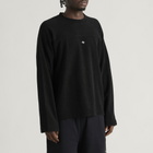 Represent 247 Men's Waffle Sweatshirt in Jet Black