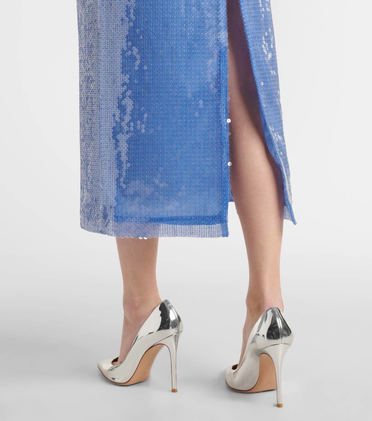 David Koma Sequined corset dress