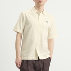 Fred Perry Men's Logo Shirt in Ecru