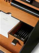 Pineider - Leather and Plywood Travel Desk Set