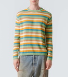 Acne Studios Face striped cotton sweater