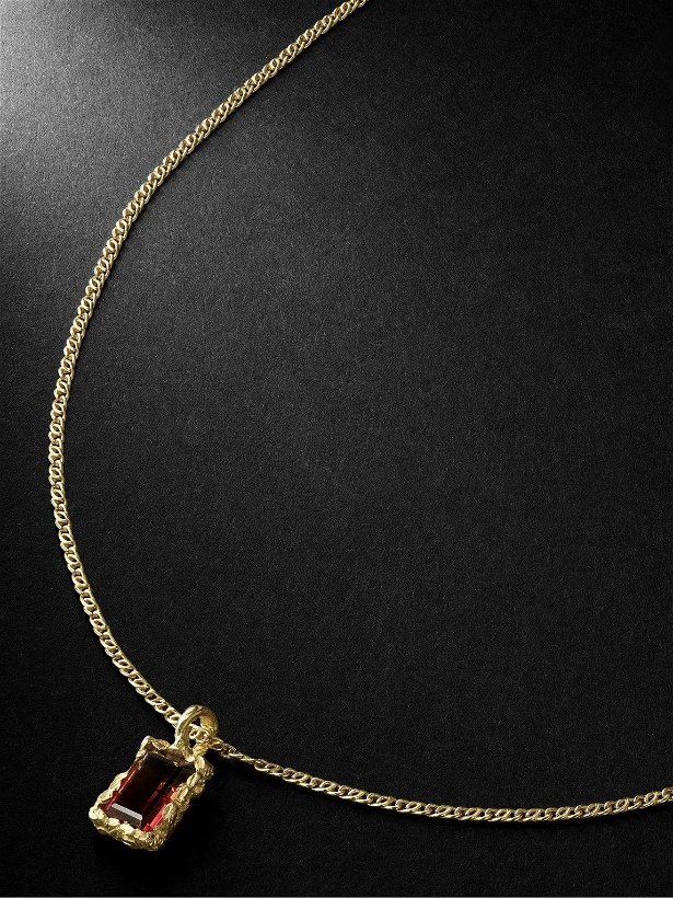 Photo: HEALERS FINE JEWELRY - Gold Tourmaline Pendant Necklace
