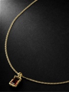 HEALERS FINE JEWELRY - Gold Tourmaline Pendant Necklace