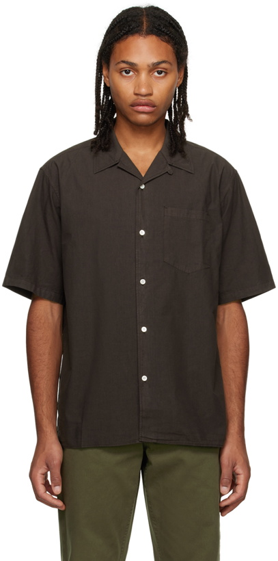Photo: NORSE PROJECTS Brown Carsten Shirt