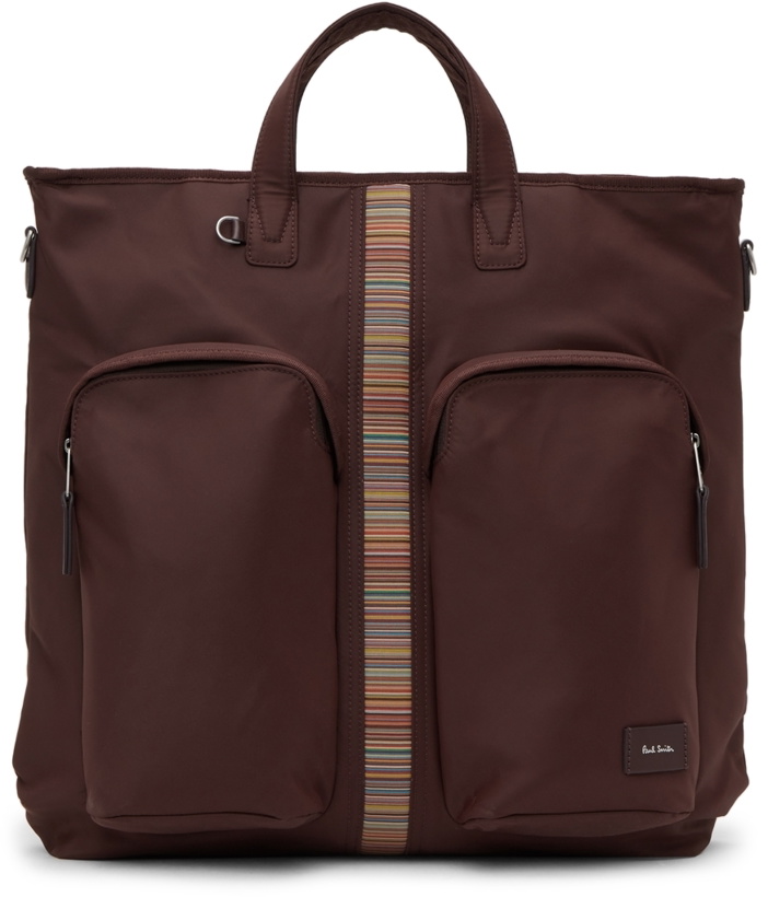 Photo: Paul Smith Burgundy Helmet Tote