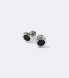 Dunhill Sterling silver cufflinks with onyx