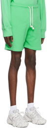 Acne Studios Green Cotton Shorts