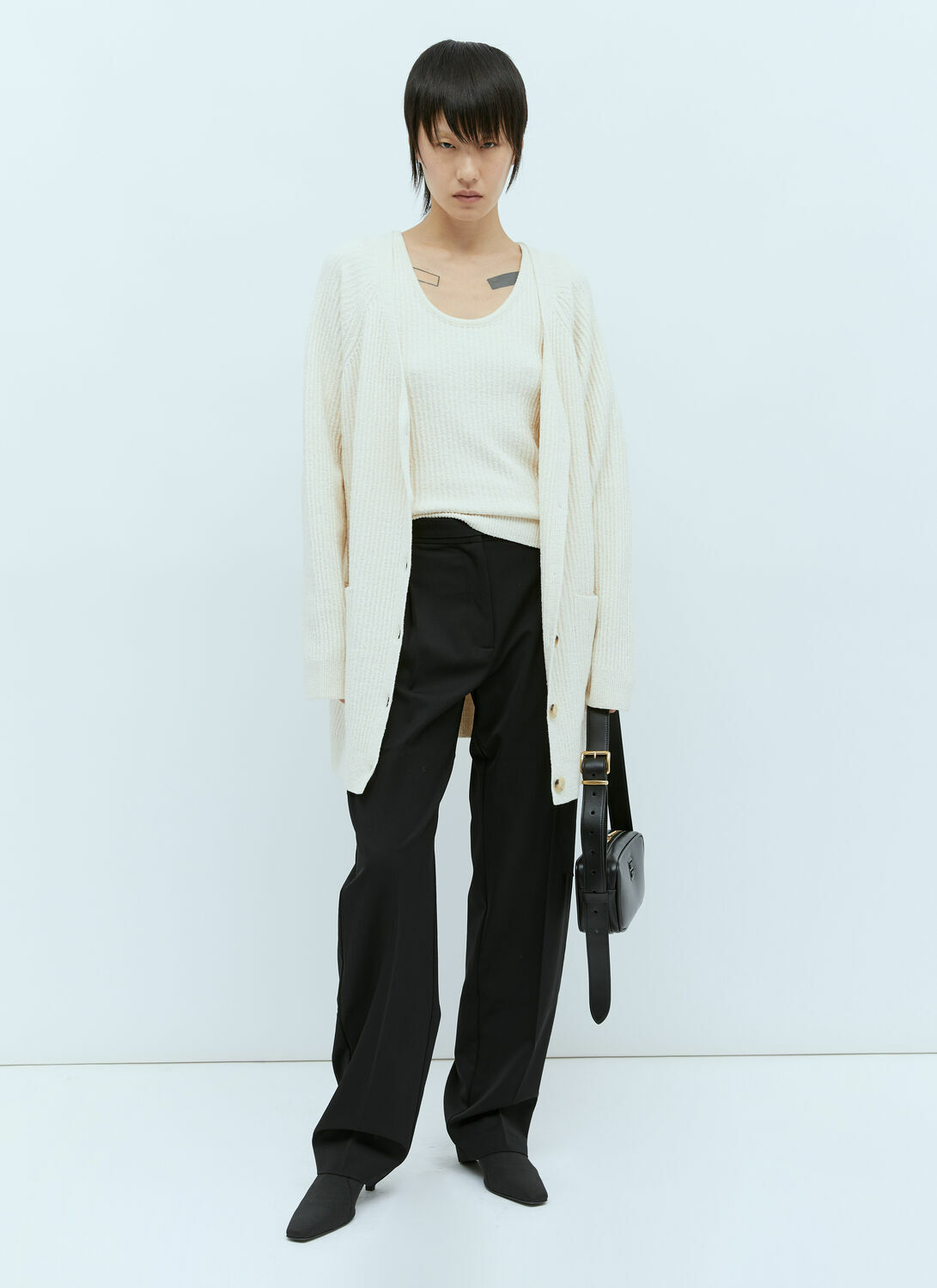 TOTEME Bouclé Knit Tank Top