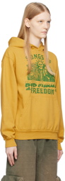 Online Ceramics Yellow 'Songs Of Freedom' Hoodie
