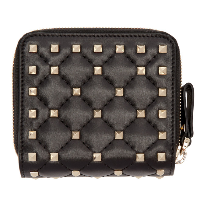 Valentino Garavani Black Leather Wallet main image 1