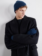 Johnstons of Elgin - Ribbed Gloves and Beanie Cashmere Set
