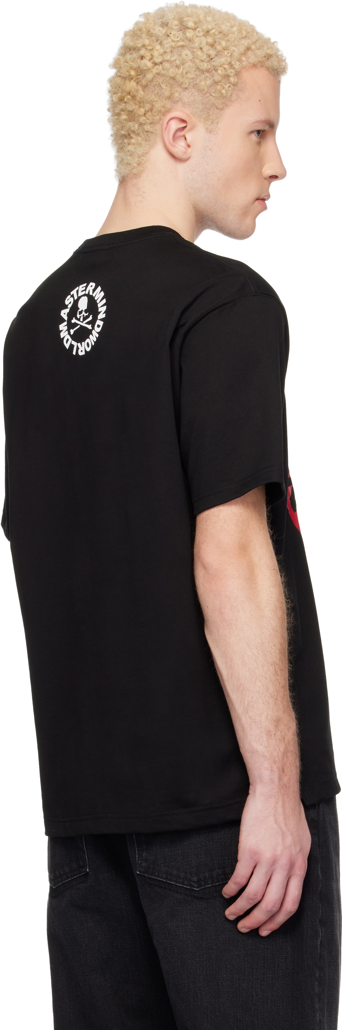 MASTERMIND WORLD Black MW Circle SS T-shirt