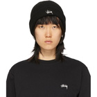 Stussy Black Basic Cuff Beanie