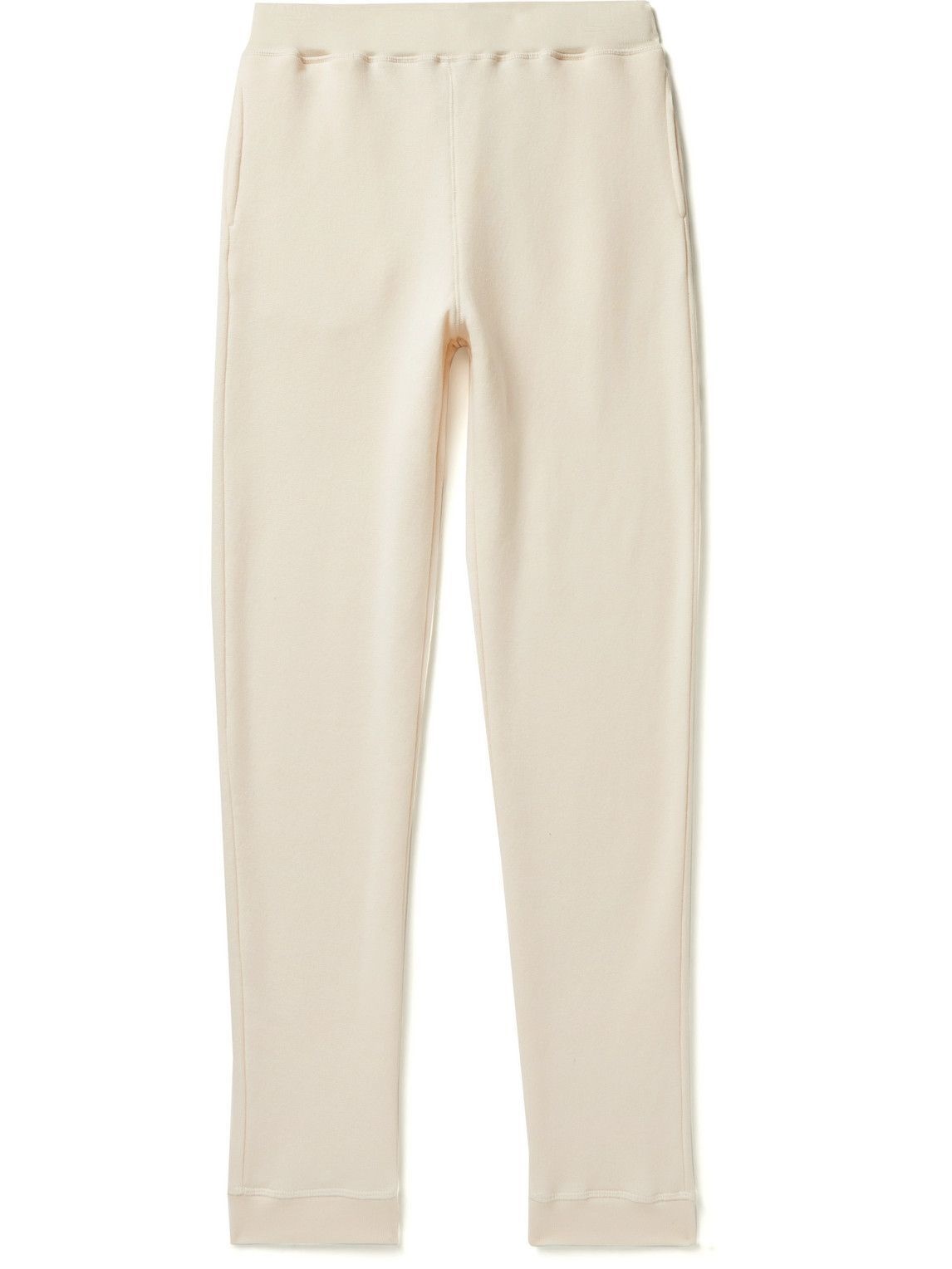 Photo: Schiesser - Vincent Tapered Organic Cotton and Lyocell-Blend Jersey Sweatpants - Neutrals