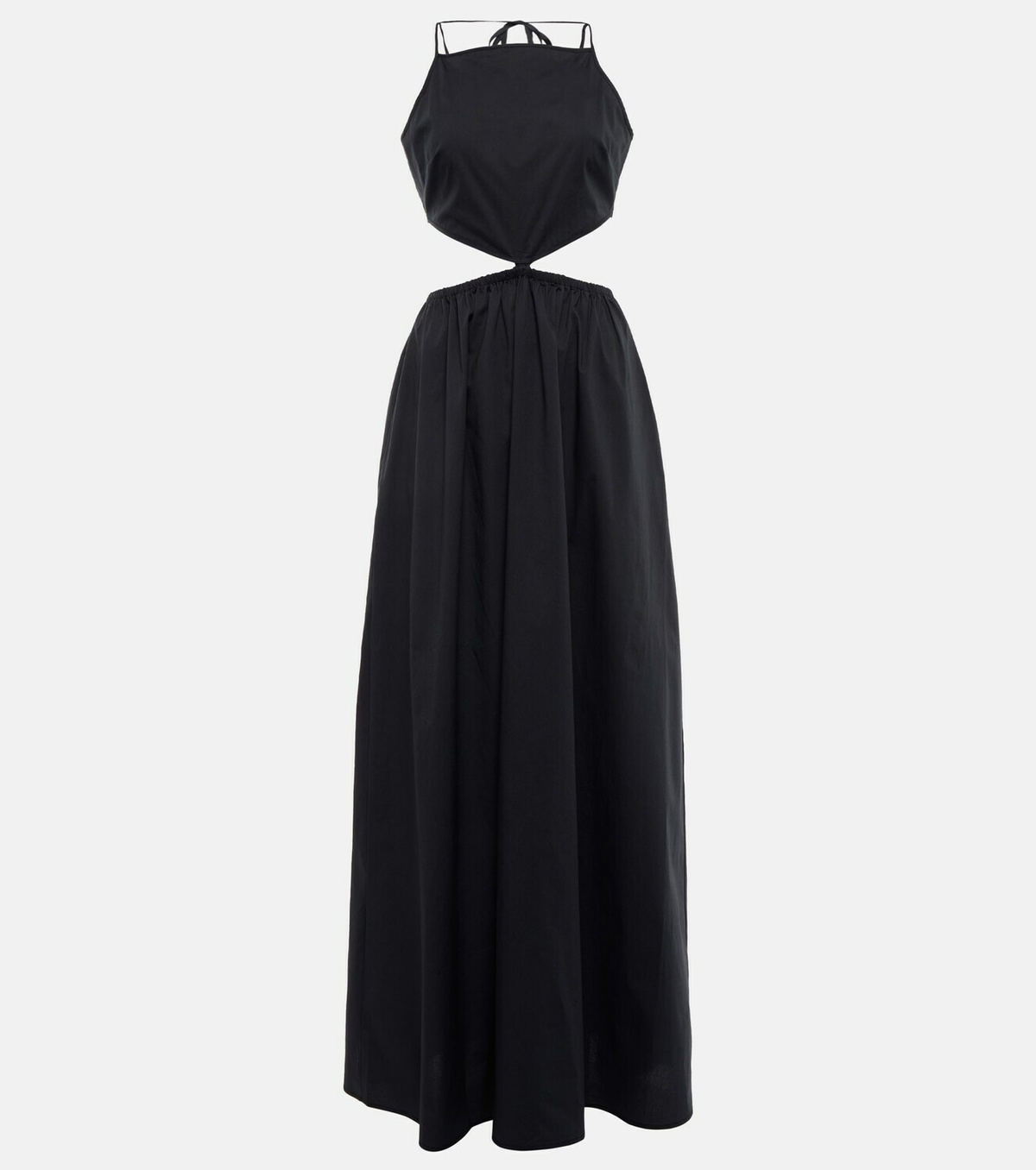 staud cut out dress Staud Black & White Cutout Maxi Dress by Staud