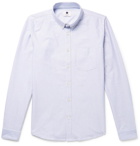 NN07 - Sixten Slim-Fit Button-Down Collar Striped Cotton Oxford Shirt - Men - Blue