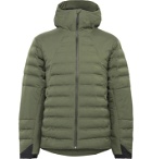 Aztech Mountain - Pyramid Padded Quilted Hooded Ski Jacket - Green