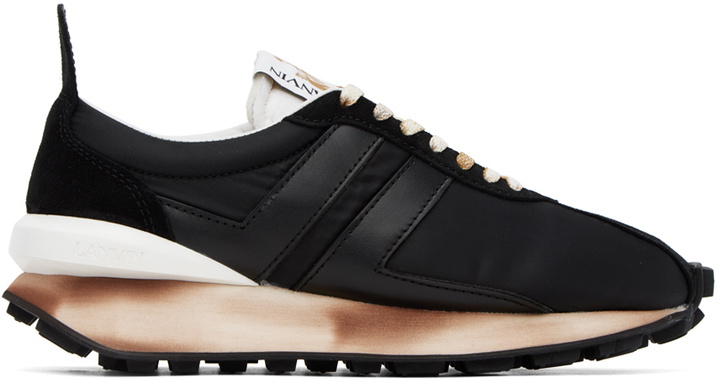 Photo: Lanvin Black BUMPR Sneakers