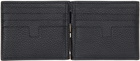 TOM FORD Black Soft Grain Leather Money Clip Wallet