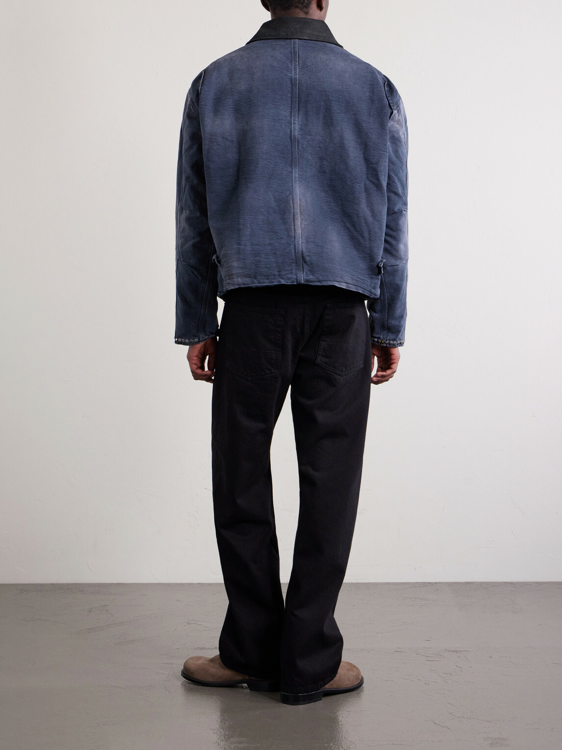 Satoshi Nakamoto - Logo-Embellished Cotton-Canvas Jacket - Blue