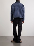 Satoshi Nakamoto - Logo-Embellished Cotton-Canvas Jacket - Blue