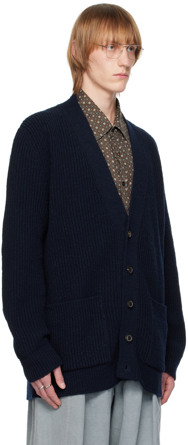 Maison Margiela Navy Classic Cardigan Maison Margiela