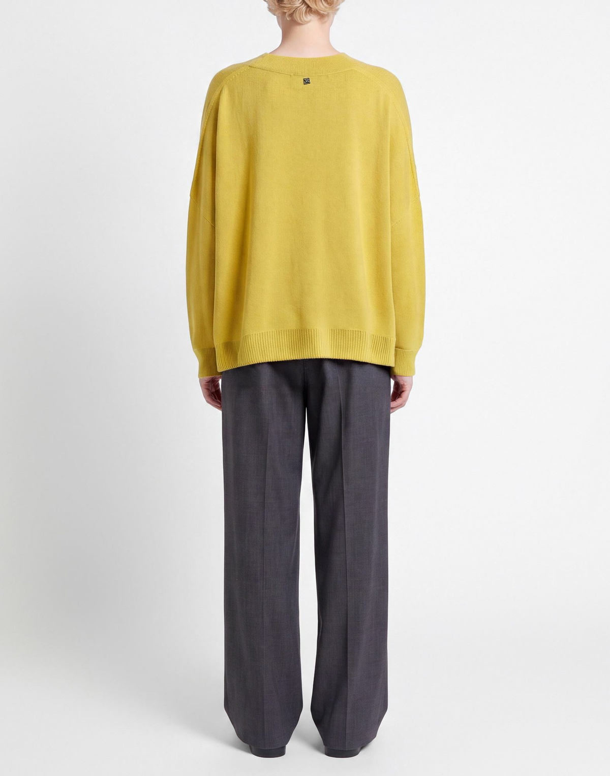 Manila Grace Womens Sweater in Yellow