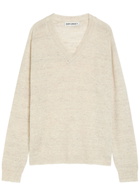 Our Legacy Rue Fine-knit Linen-blend Jumper Ivory