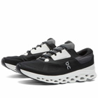 ON Men's Cloudstratus 3 Sneakers in Black