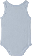 The Animals Observatory Baby Blue Turtle Bodysuit