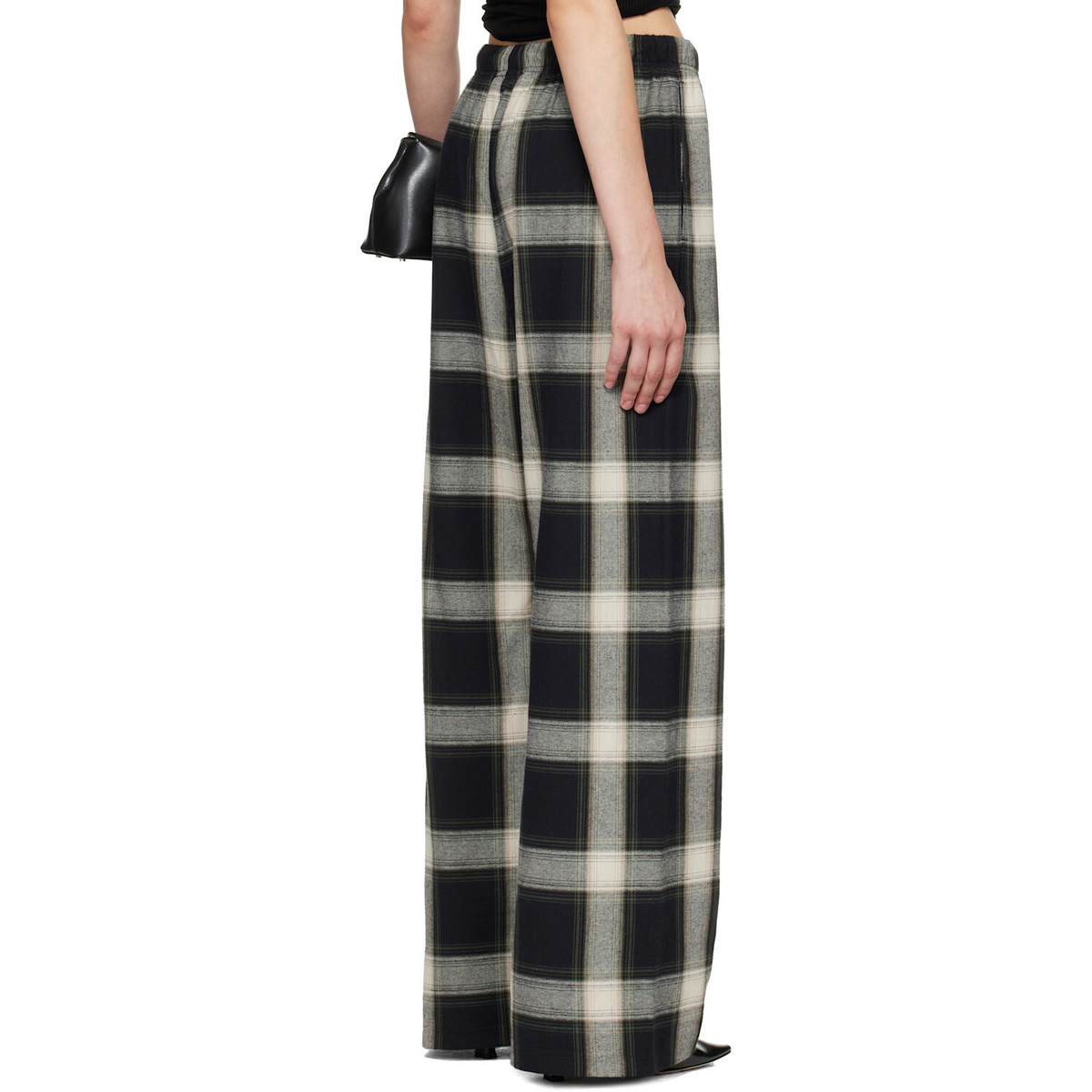 Fear of God ESSENTIALS Black & White Flannel Lounge Pants