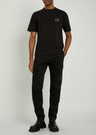 C.P. Company Logo Print Cotton T-shirt Black