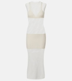 Stella McCartney Crochet cotton midi dress