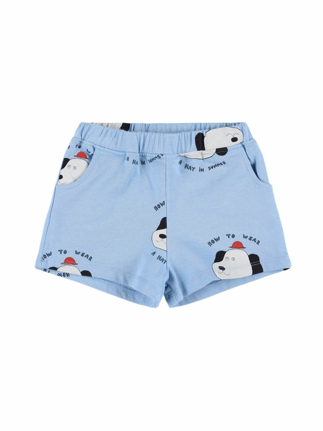 THE CAMPAMENTO Printed Cotton Sweat Shorts