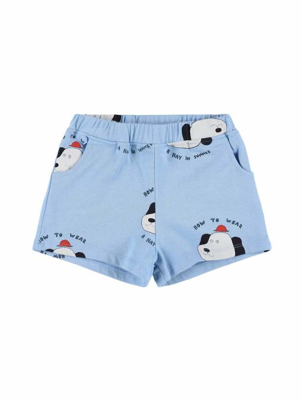 Photo: THE CAMPAMENTO Printed Cotton Sweat Shorts