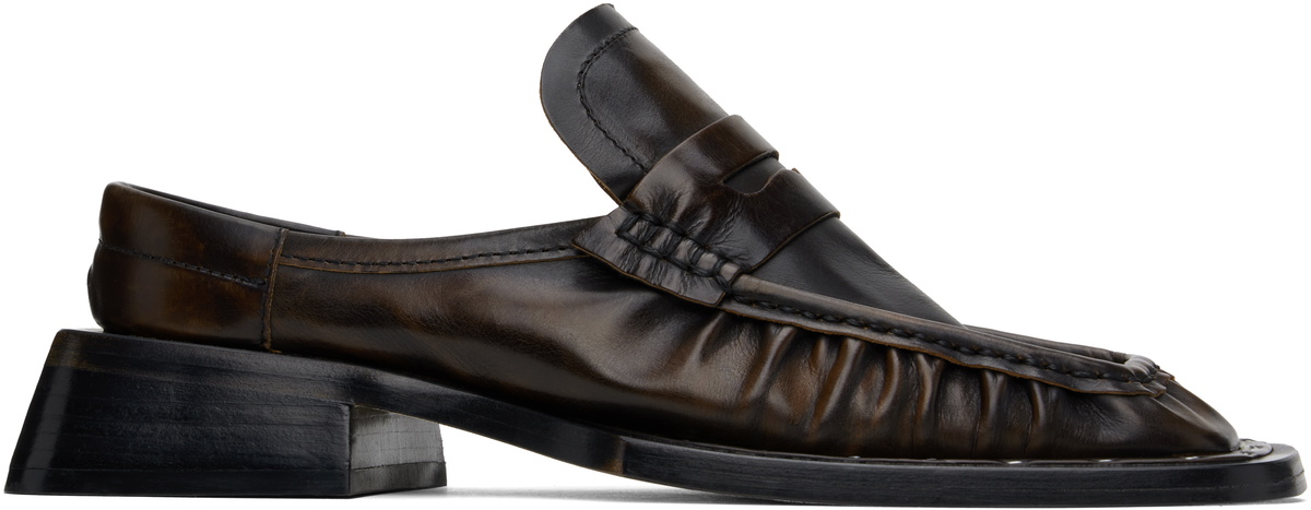 Miista Karina Leather Loafers Black MIISTA