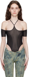 KNWLS Gray CHK Bodysuit