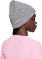 alexanderwang.t Gray Logo Compact Deboss Beanie