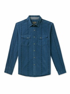 Pendleton - Wyatt Printed Cotton-Corduroy Shirt - Blue
