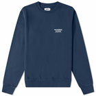 Pas Normal Studios Men's Off-Race PNS Crew Sweat in Navy